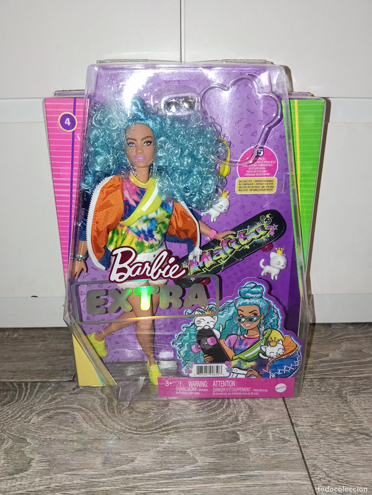 Barbie y Ken: Mu&ntilde;eca Barbie extra nueva en caja - Foto 1