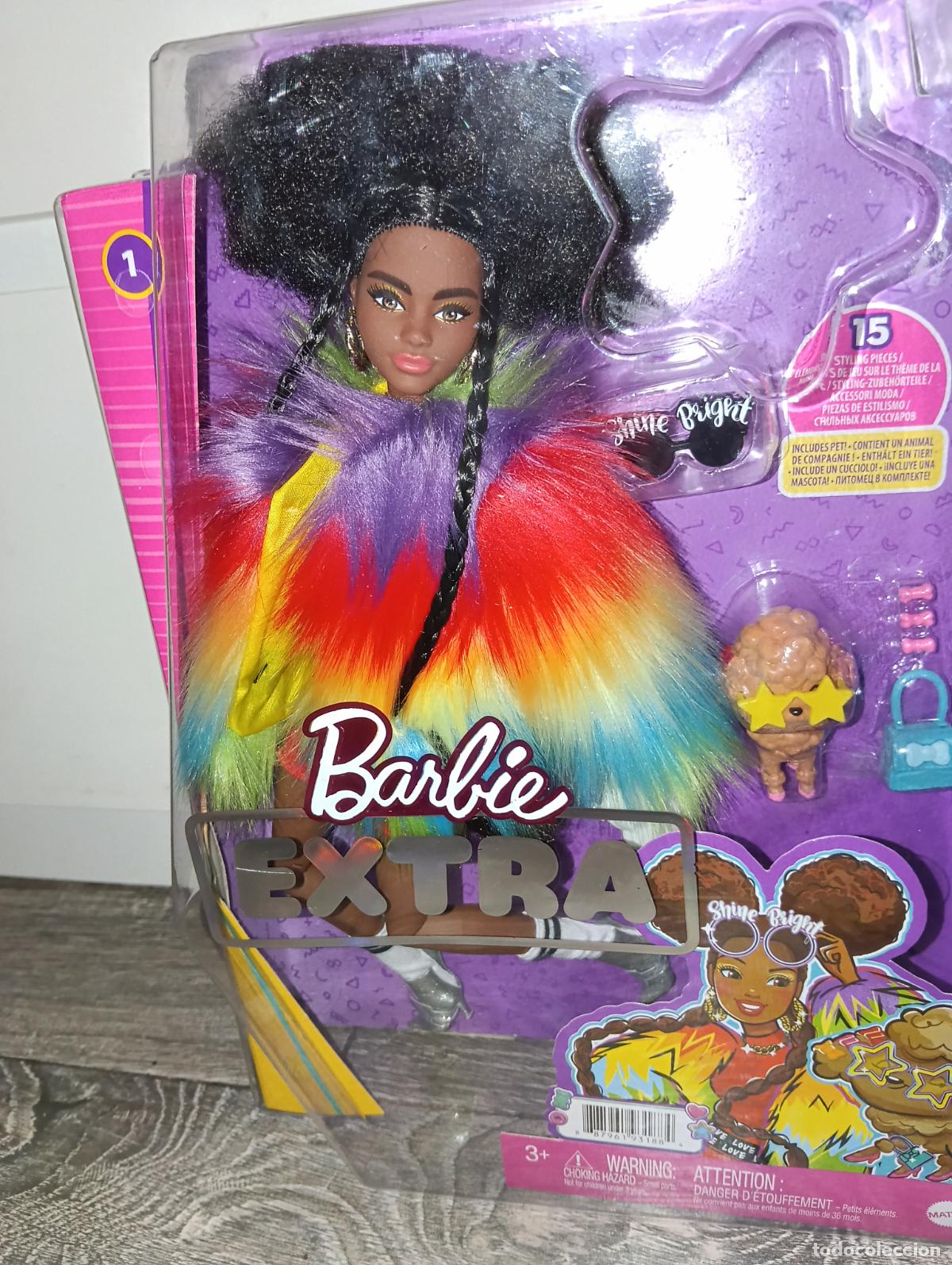Barbie y Ken: Mu&ntilde;eca Barbie extra nueva en caja - Foto 2