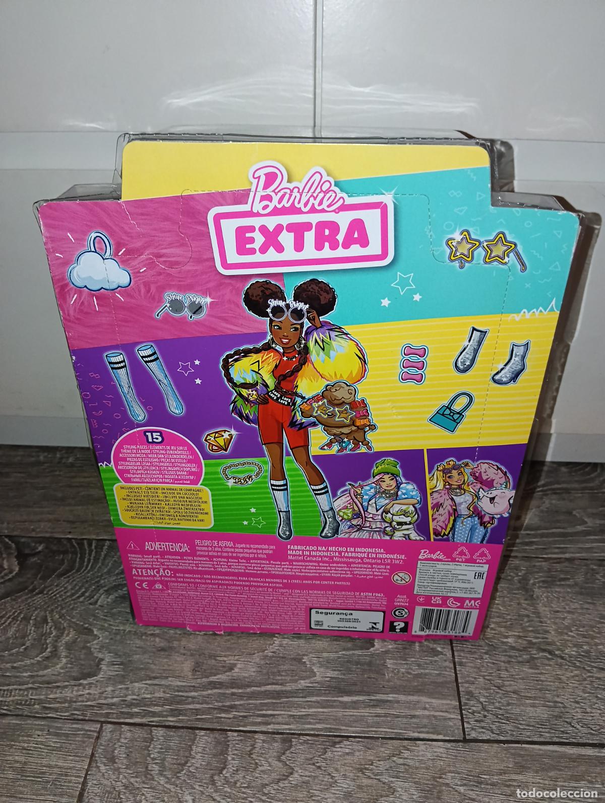 Barbie y Ken: Mu&ntilde;eca Barbie extra nueva en caja - Foto 3