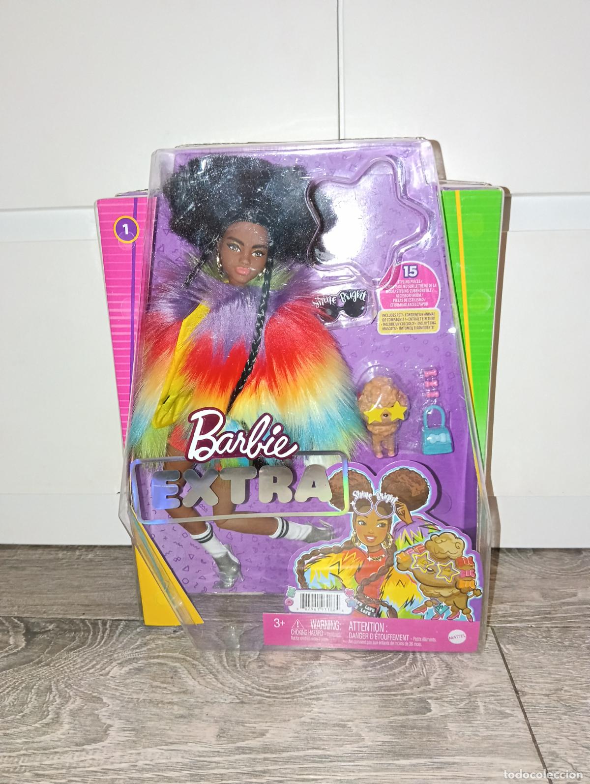 Barbie y Ken: Mu&ntilde;eca Barbie extra nueva en caja - Foto 1