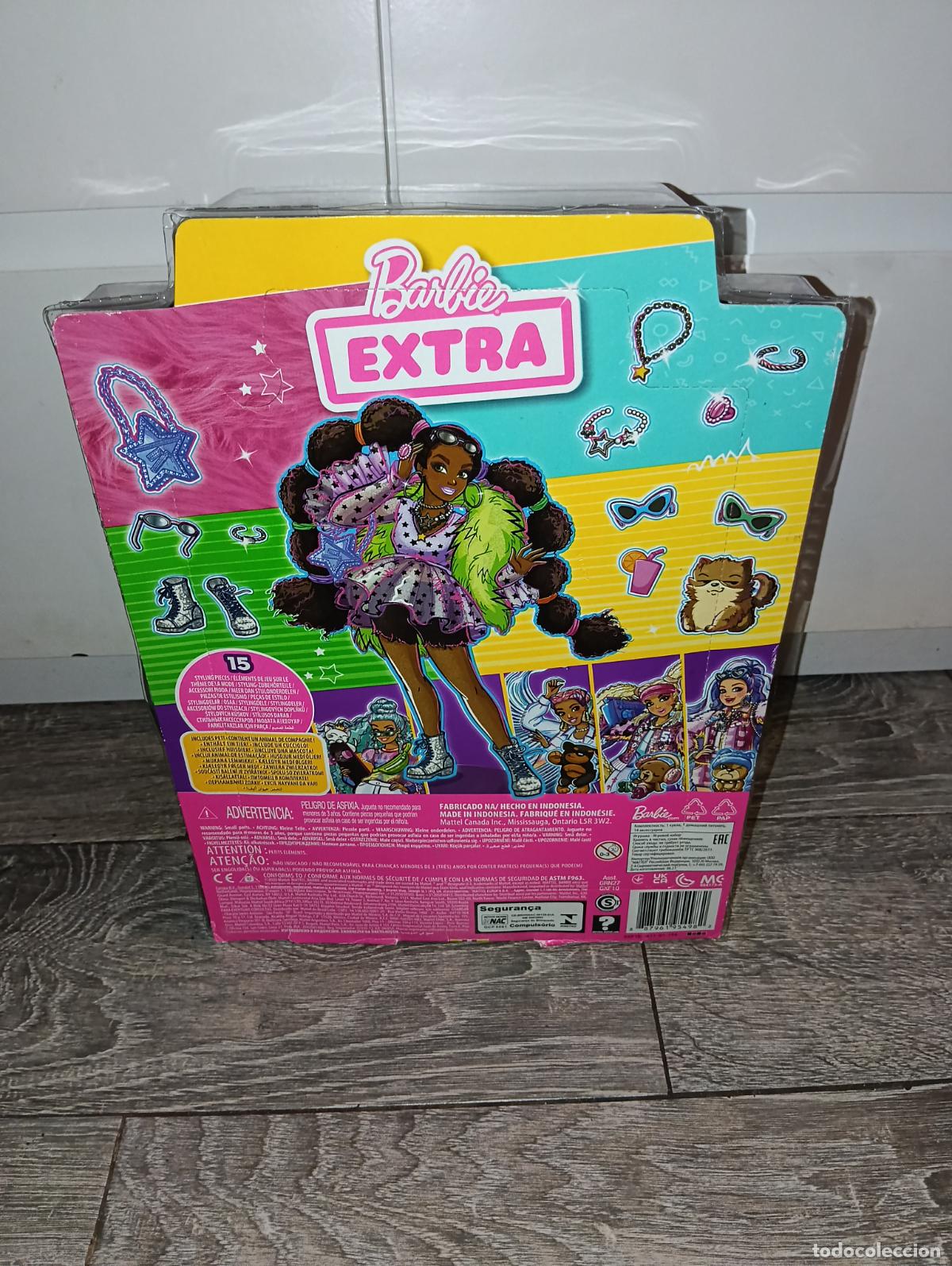 Barbie y Ken: Mu&ntilde;eca Barbie extra nueva en caja - Foto 3