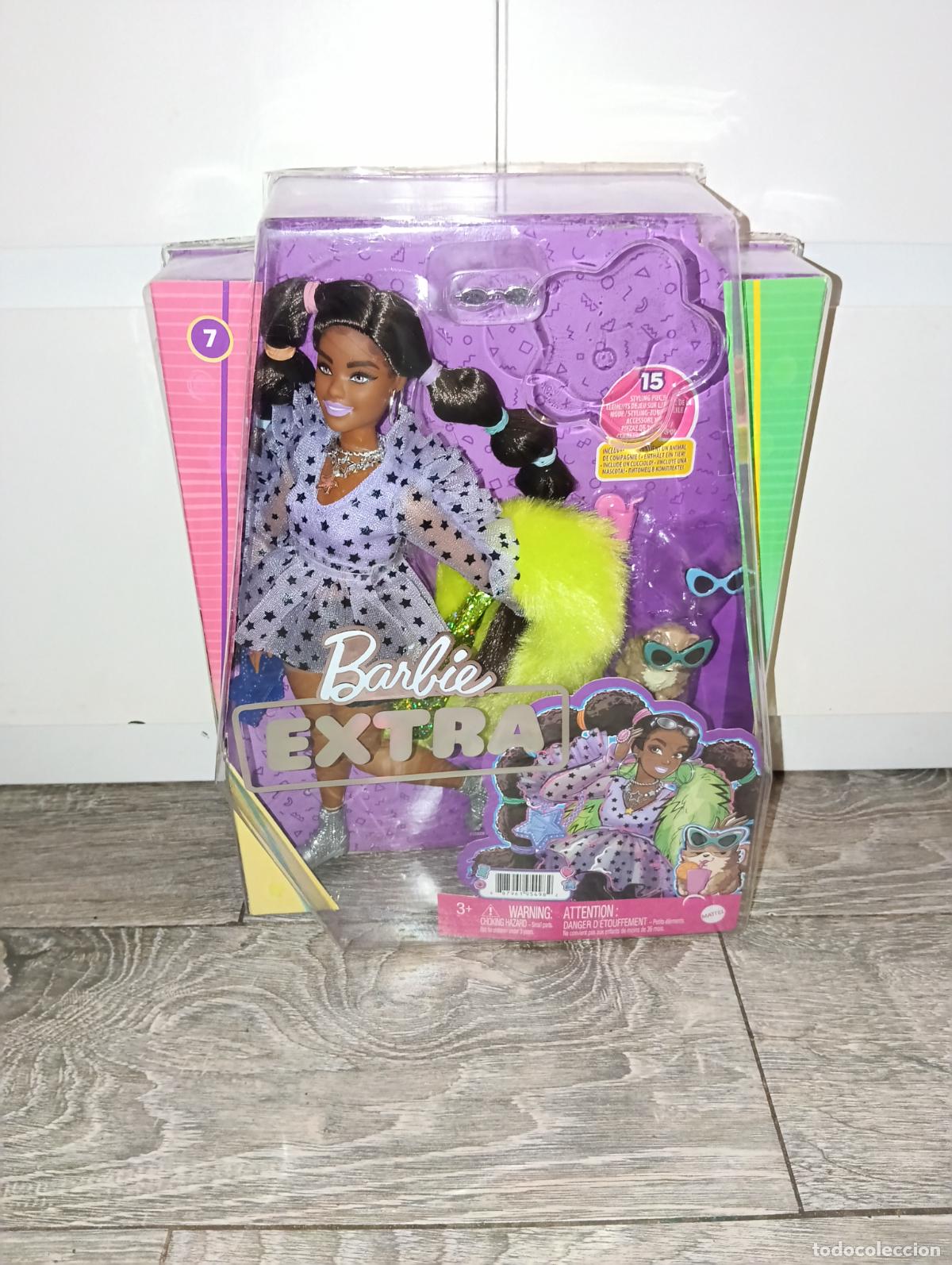 Barbie y Ken: Mu&ntilde;eca Barbie extra nueva en caja - Foto 1