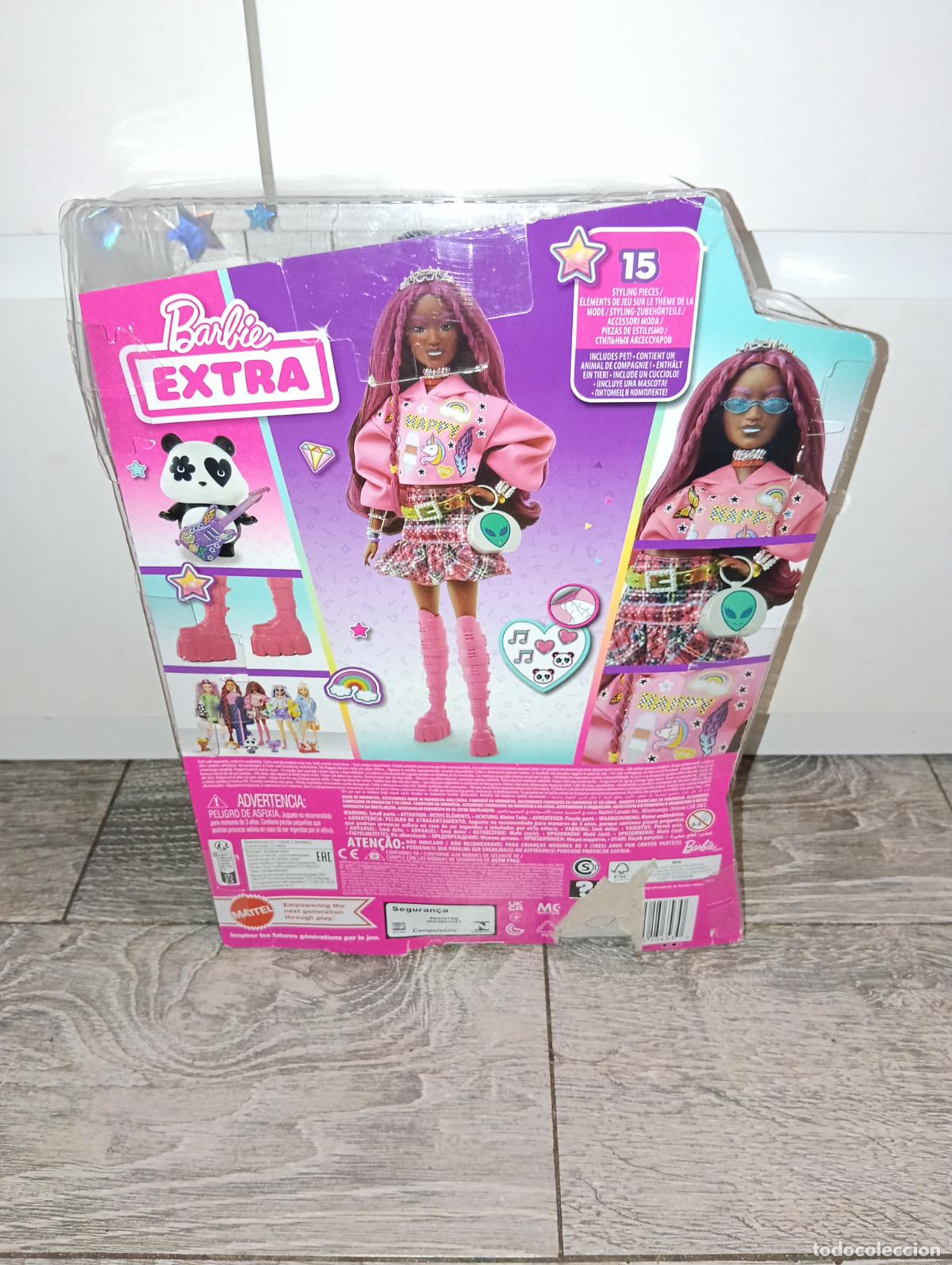 Barbie y Ken: Mu&ntilde;eca Barbie extra nueva en caja - Foto 3