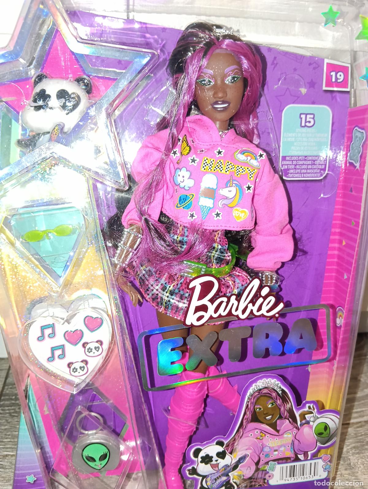 Barbie y Ken: Mu&ntilde;eca Barbie extra nueva en caja - Foto 1