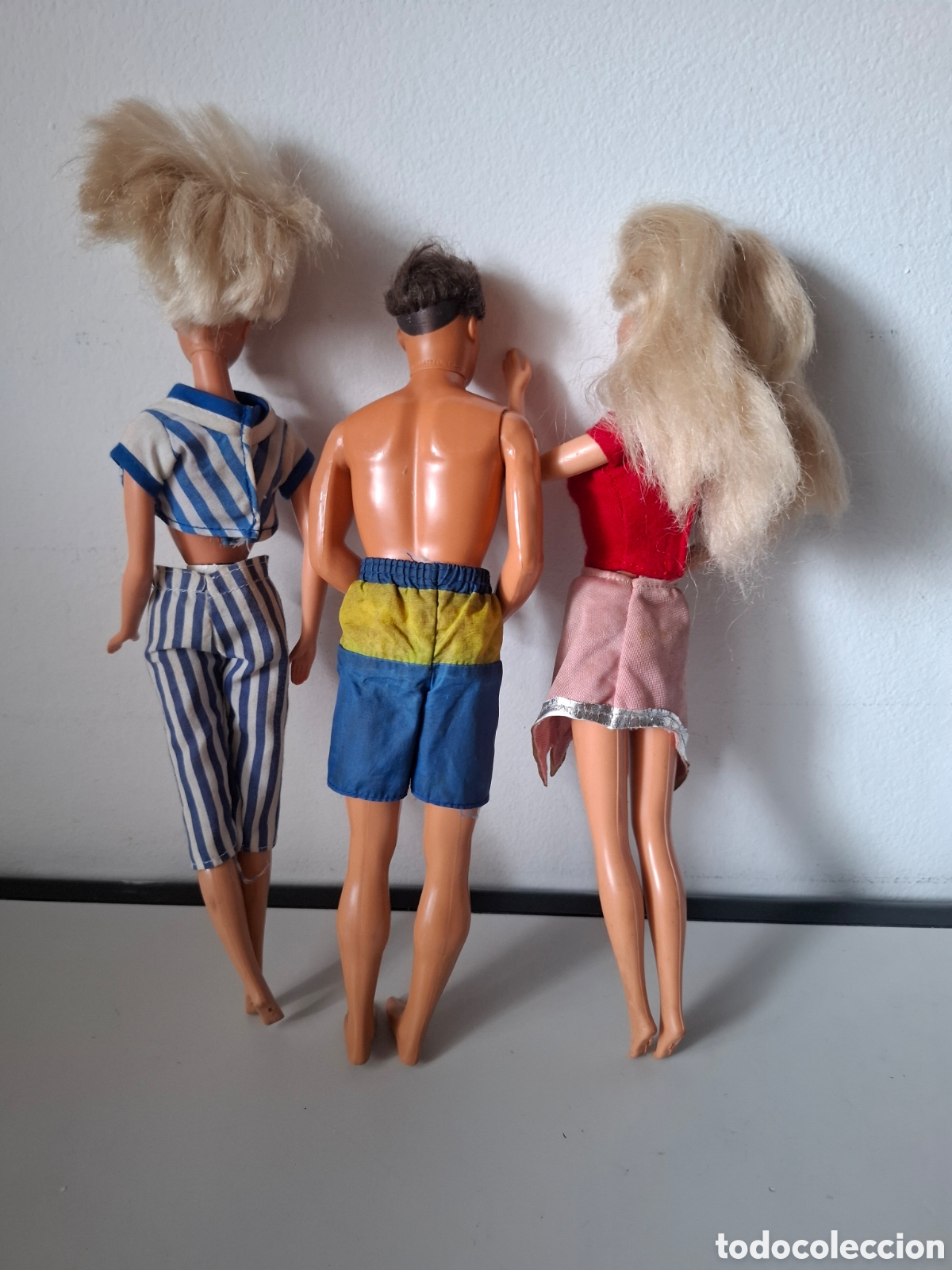 Barbie y Ken: 2 antiguas Barbies y Ken Mattel - Foto 2
