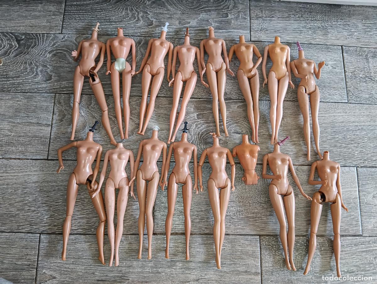 Barbie y Ken: Lote de cuerpos de mu&ntilde;ecas Barbie para restaurar o piezas