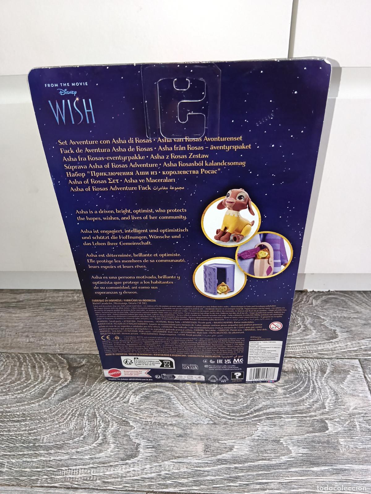 Barbie y Ken: Mu&ntilde;eca Barbie Asha Wish el poder de los deseos Disney Nueva en Caja - Foto 3