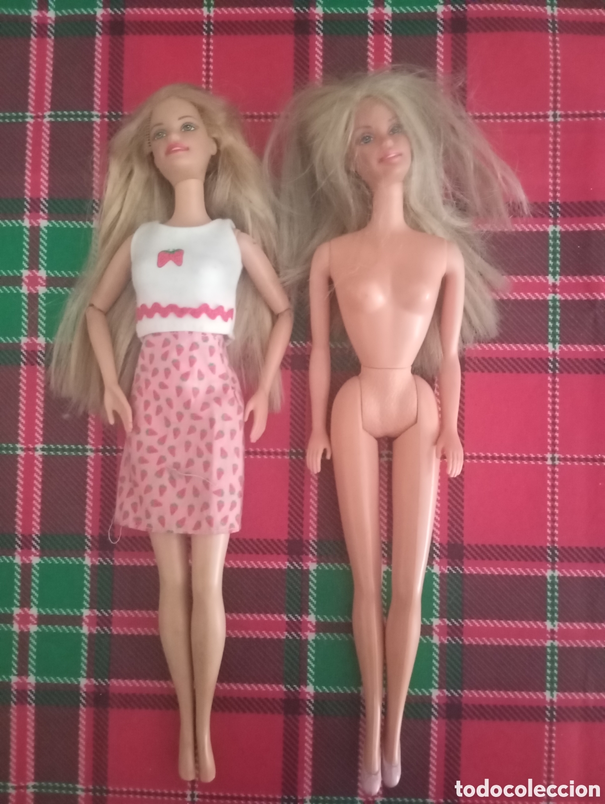 Barbie y Ken: Barbie 2 mu&ntilde;ecas antiguas