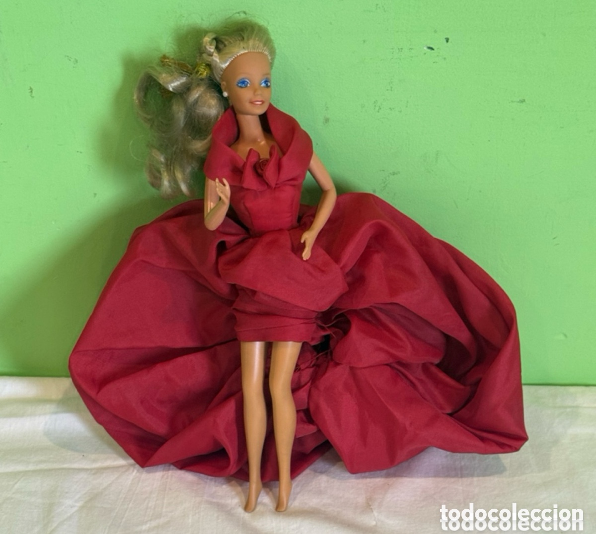 Barbie y Ken: Antigua mu&ntilde;eca Barbie Manuel Pertegaz 10&deg; Aniversario Mattel Spain Congost 1988
