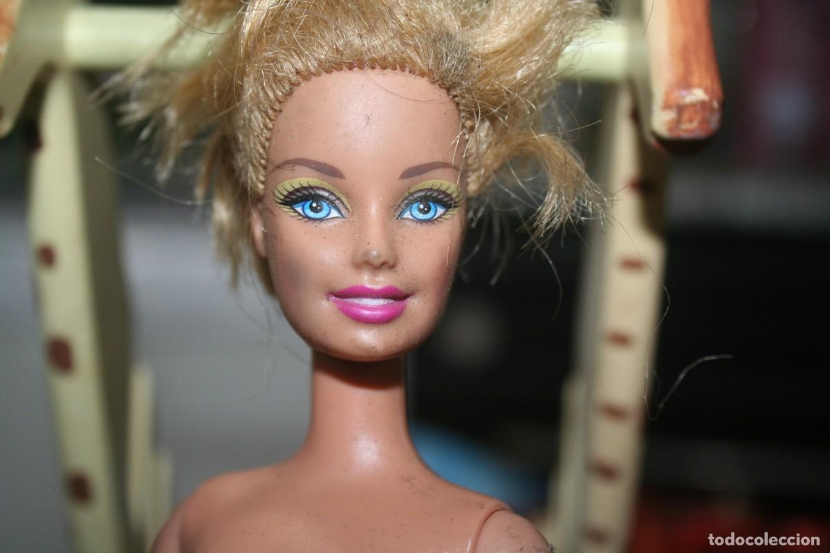 Barbie y Ken: mu&ntilde;eca barbie 1998 pelo cortado - Foto 5
