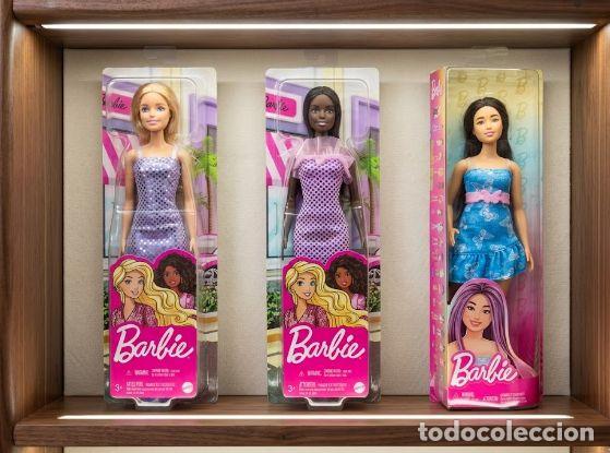 Barbie y Ken: GRAN LOTE MUE&Ntilde;ECA BARBIE 3 mu&ntilde;ecas Barbies en sus blister originales mu&ntilde;ecas ( LOTE DE TRES )
