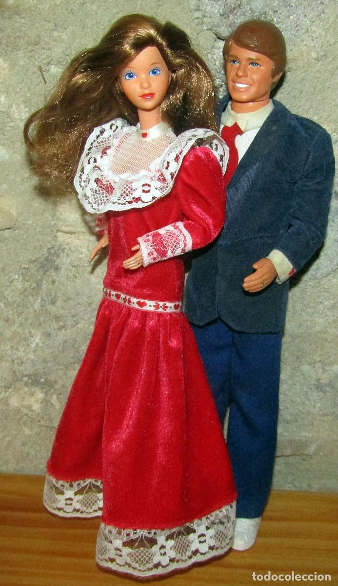 Barbie y Ken: FAMILIA CORAZON: BESOS Y ABRAZOS - HEART FAMILY: KISS & CUDDLE - MATTEL 1985