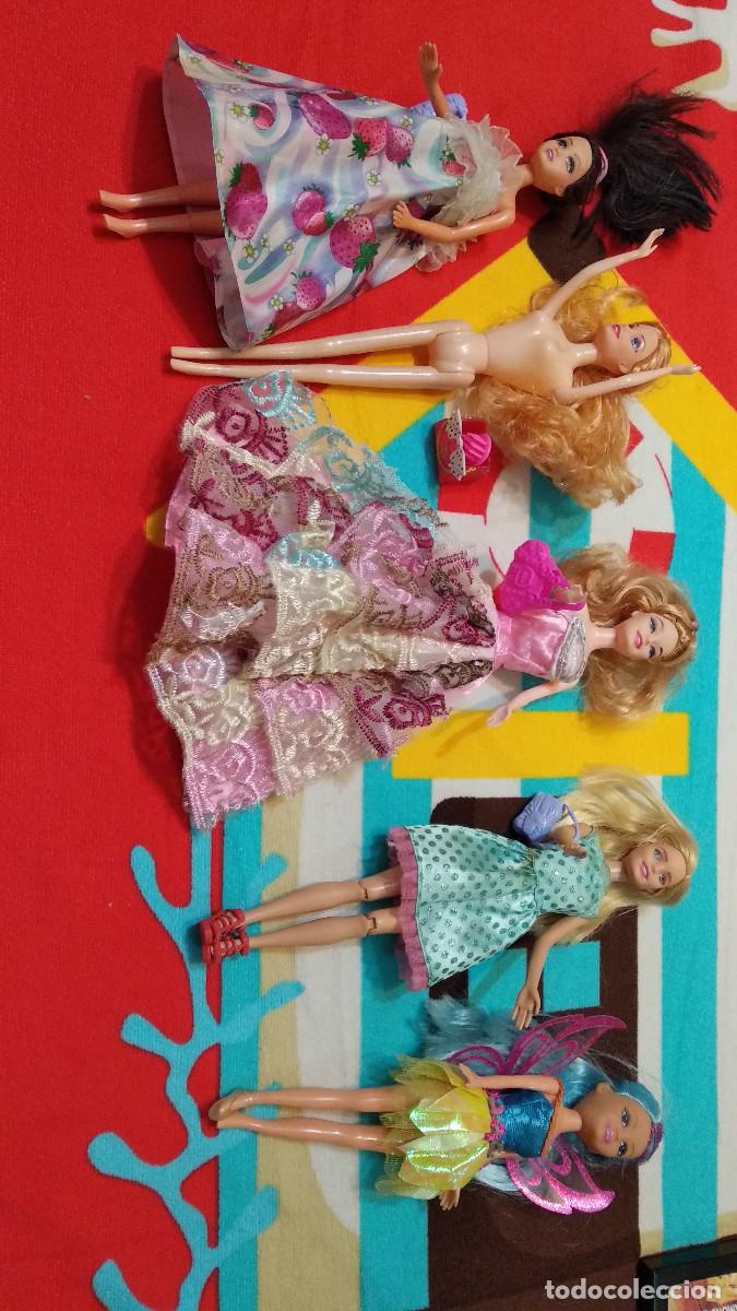 Barbie y Ken: LOTE 5 MU&Ntilde;ECAS BARBIE - Mattel, China, hong kong - TODO LO QUE SALE EN LAS FOTOS