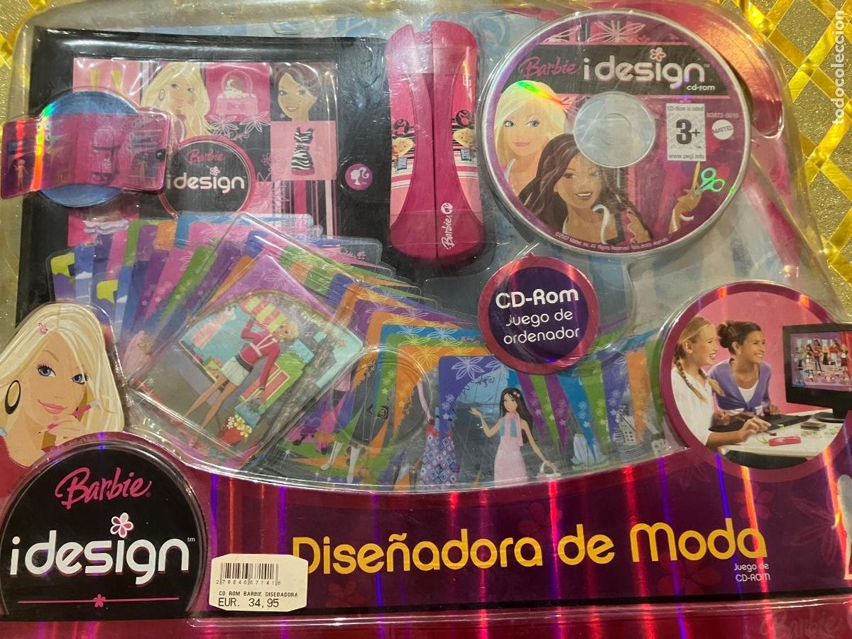 Barbie y Ken: JUEGO DE BARBIE DISE&Ntilde;ADORA DE MODA IDESIGN BLISTER ABIERTO PERO NUEVO !