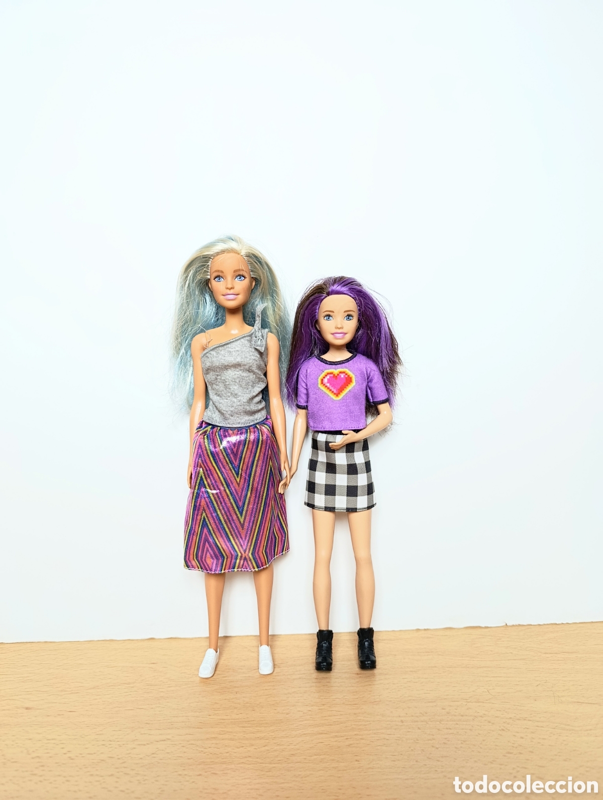 Barbie y Ken: Lote Mu&ntilde;ecas Barbie skipper y fashionista 120