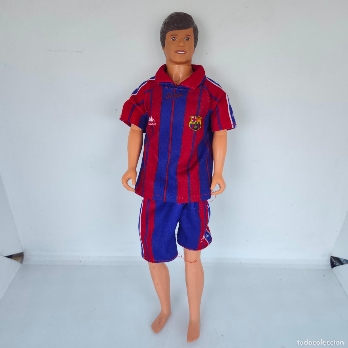 Barbie y Ken: Ken Barbie f&uacute;tbol club Barcelona Kappa camiseta y pantal&oacute;n