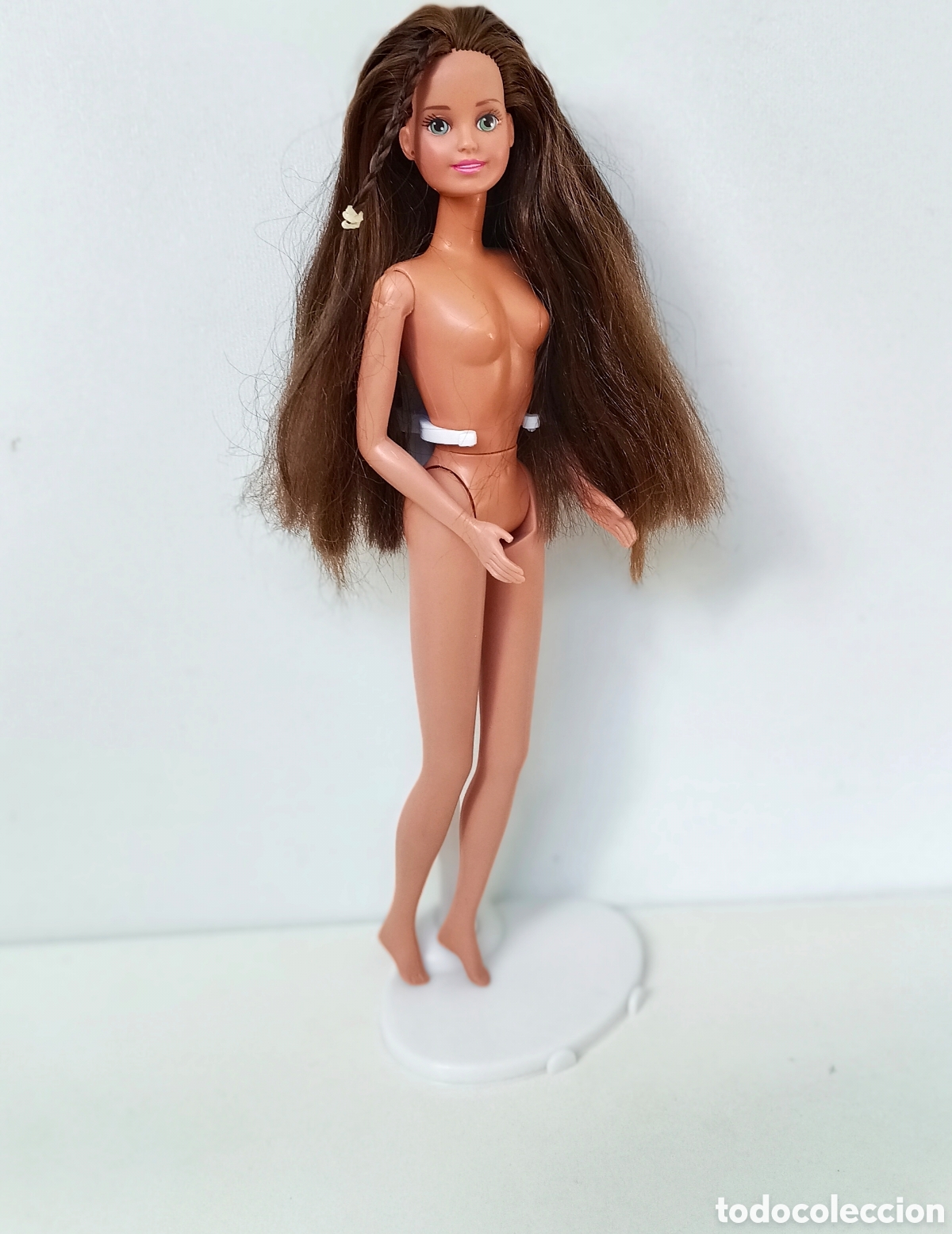 Barbie y Ken: Sindy Surprise Jeans 1993 casta&ntilde;a pelo marr&oacute;n a&ntilde;os 90 Hasbro Barbie