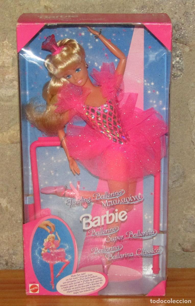Barbie y Ken: ANTIGUA MU&Ntilde;ECA BARBIE BAILARINA TWIRLING BALLERINA, DE MATTEL - NUEVA Y EN SU CAJA - NRFB - 1995