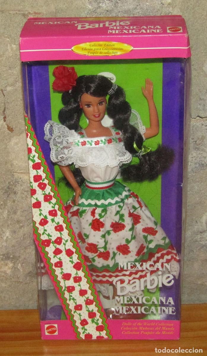 Barbie y Ken: ANTIGUA MU&Ntilde;ECA BARBIE MEJICANA / MEXICAN BARBIE, DE MATTEL - NUEVA Y EN SU CAJA - NRFB - 1995