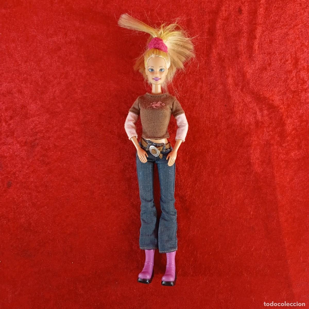 Barbie y Ken: PRECIOSA MU&Ntilde;ECA - BARBIE VA A CABALLO - ECUESTRE - TAWNY - MATTEL - 1998 - 310 X 90 MM / 5637
