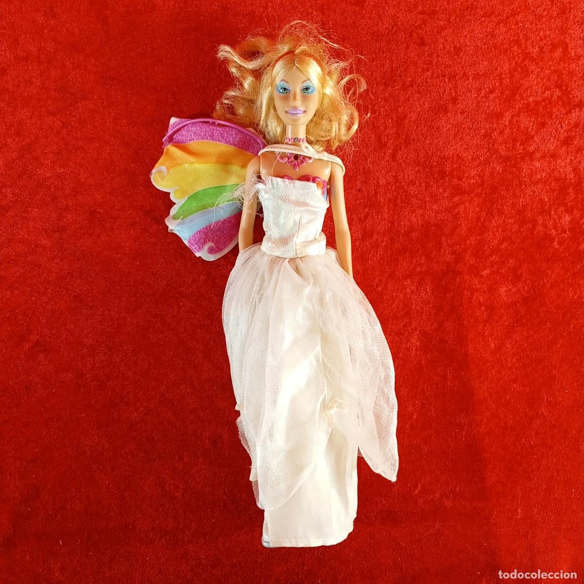 Barbie y Ken: PRECIOSA MU&Ntilde;ECA - BARBIE FAIRYTOPIA - MAGIC OF THE RAINBOW - MATTEL - 2004 - 310 X 100 MM / 5663