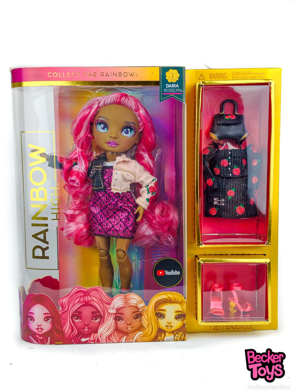 Barbie y Ken: Rainbow High Daria Roselyn Series 3 de 2021 - MGA