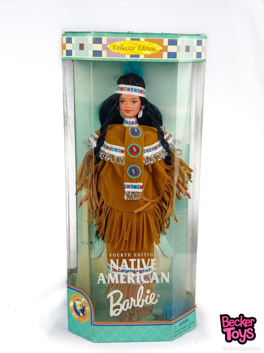 Barbie y Ken: Barbie Native American Fourth Edition de 1997 - Mattel