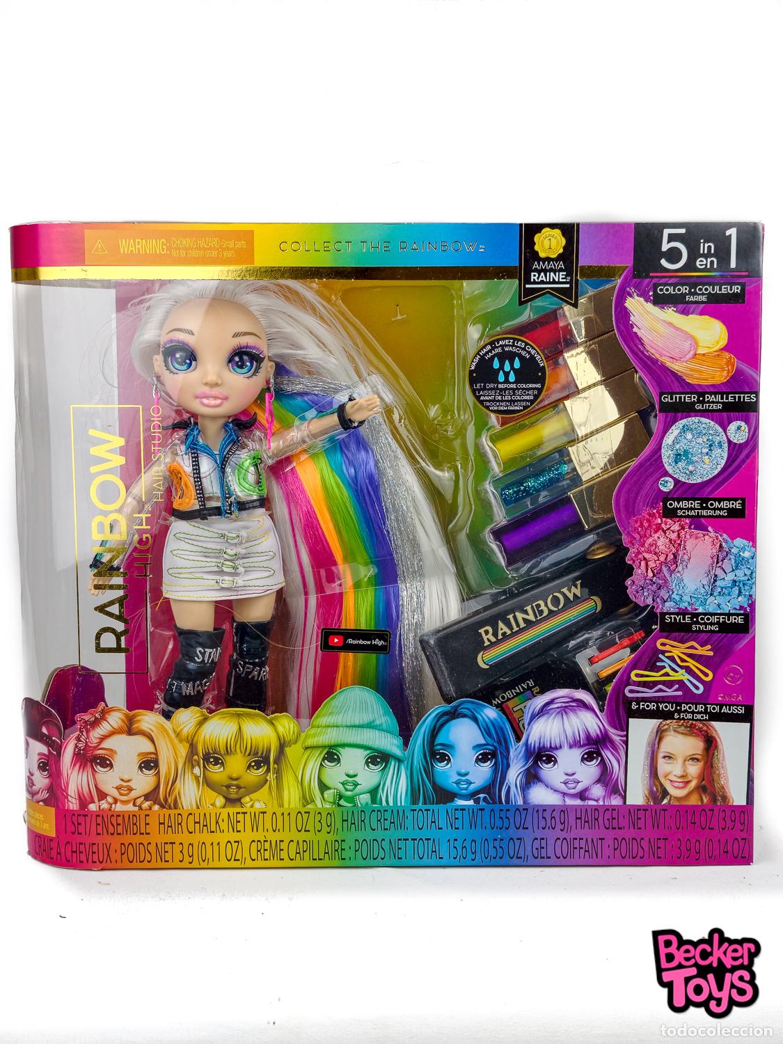 Barbie y Ken: Rainbow High Amaya Raine Hair Studio de 2020 - MGA