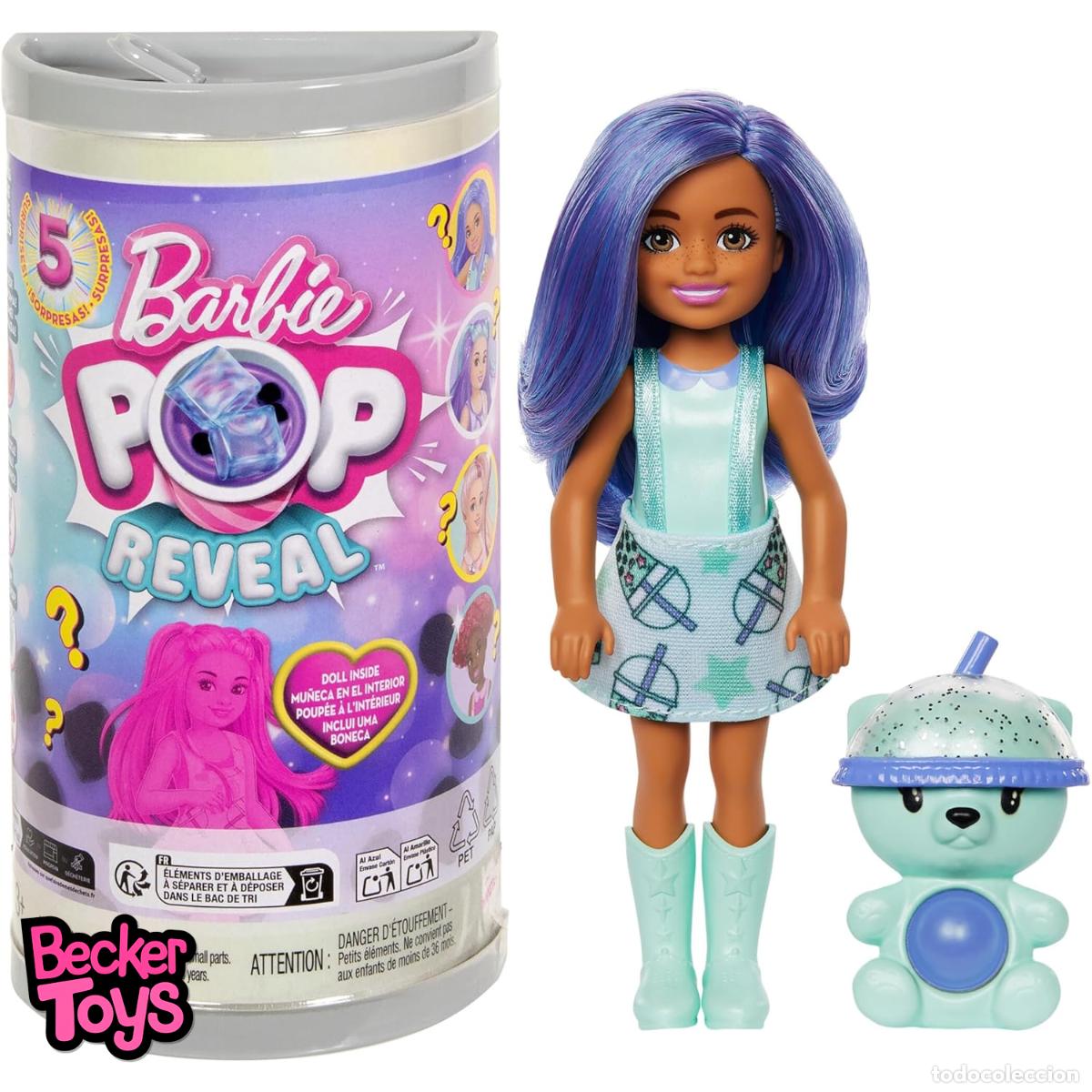 Barbie y Ken: Chelsea Pop Reveal Bubble Tea Series - Mattel