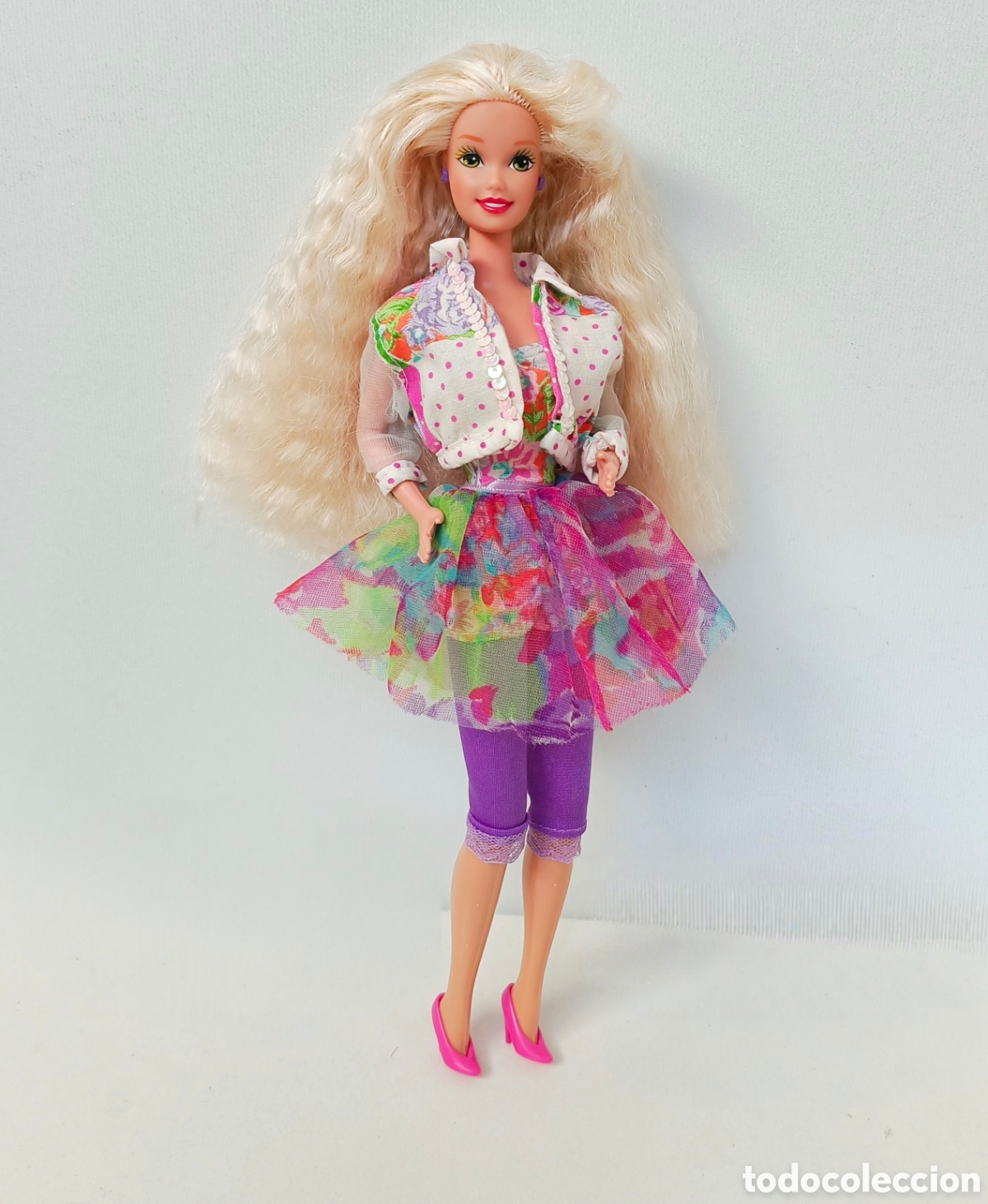Barbie y Ken: Barbie Teen Talk 1992 conjunto morado a&ntilde;os 90