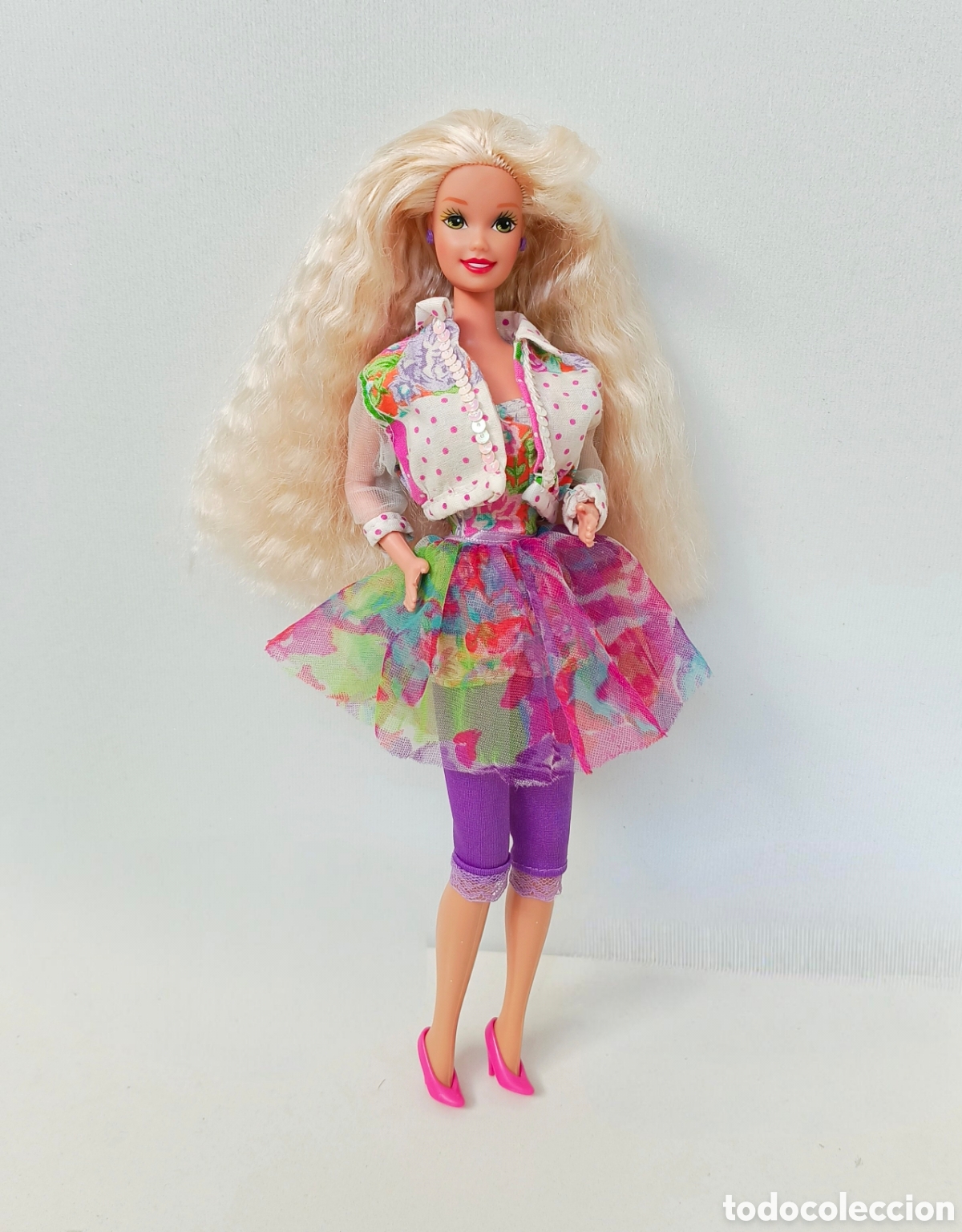 Barbie and Ken: Barbie Teen Talk 1992 conjunto morado a&ntilde;os 90