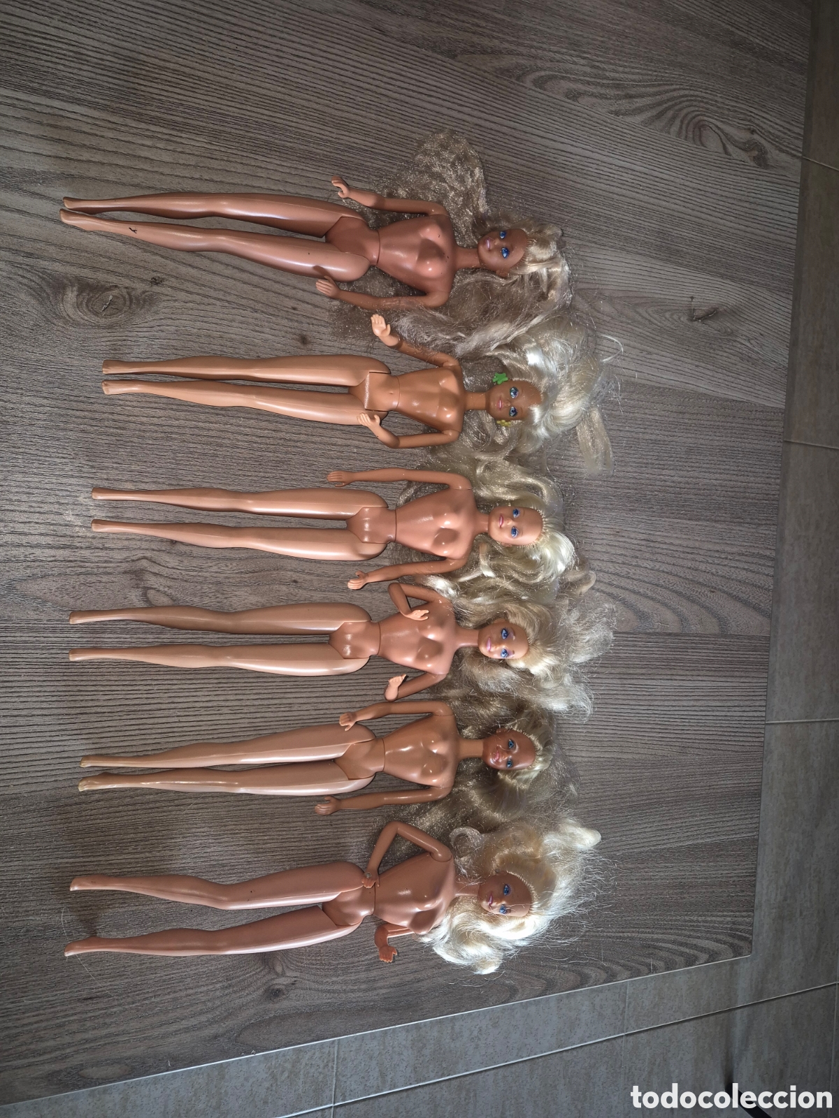 Barbie y Ken: 5 BARBIE C MATTEL INC 1966 SPAIN Y 1 HASBRO 1988
