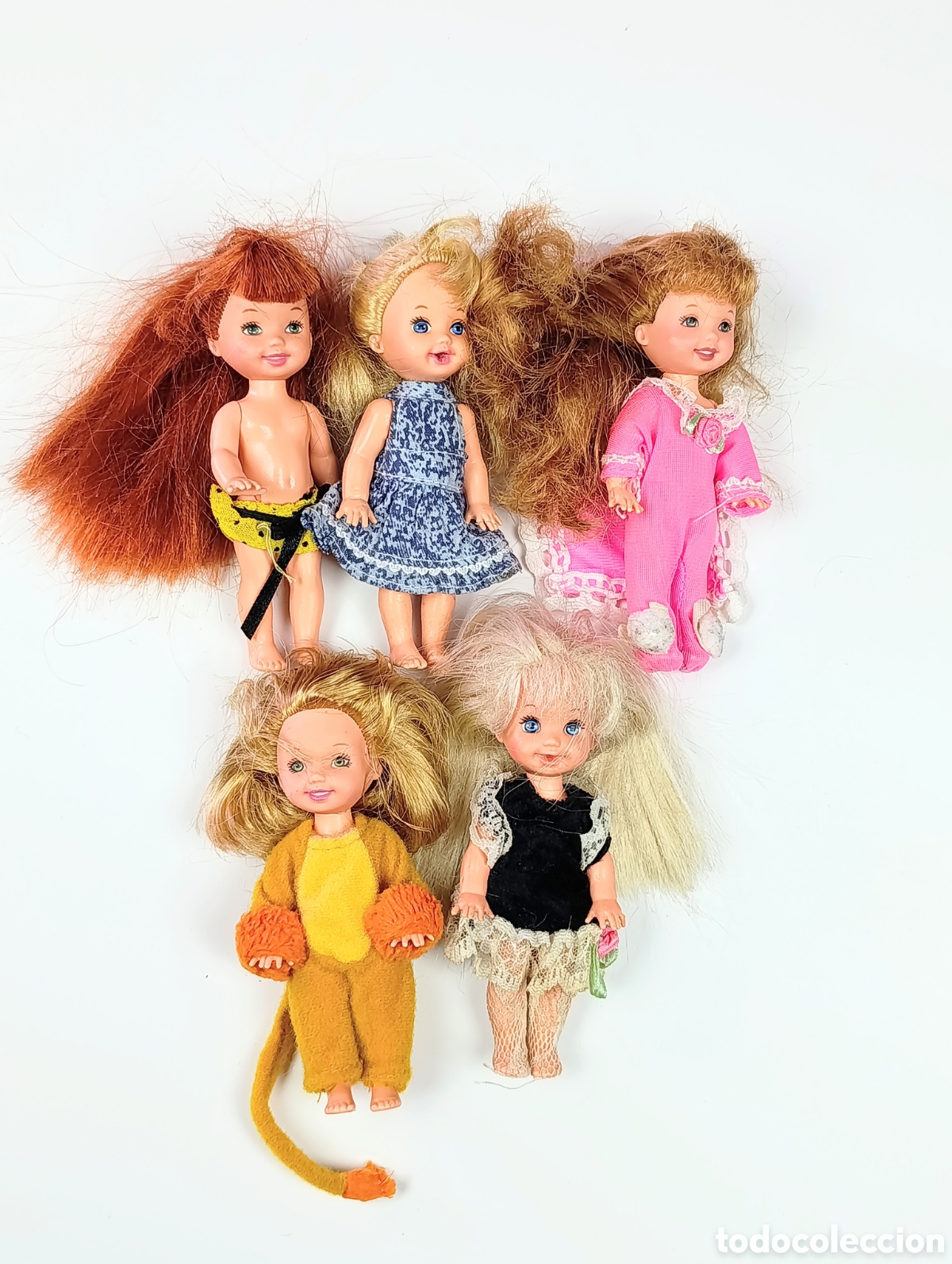 Barbie y Ken: Lote mu&ntilde;ecas Shelly/ Kelly - Foto 1