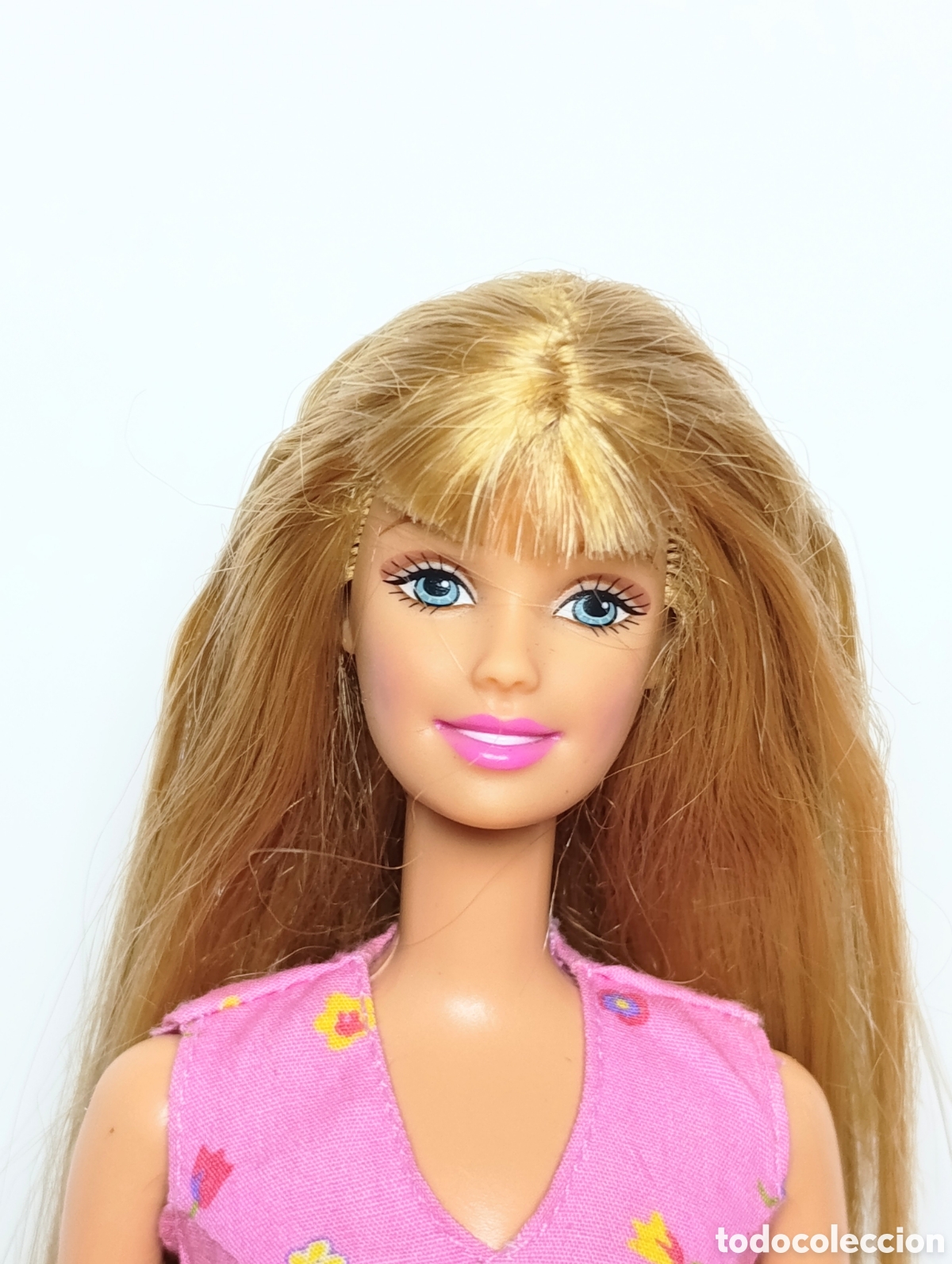 Barbie y Ken: Mu&ntilde;eca Barbie Pretty Flower Rosa - Foto 4
