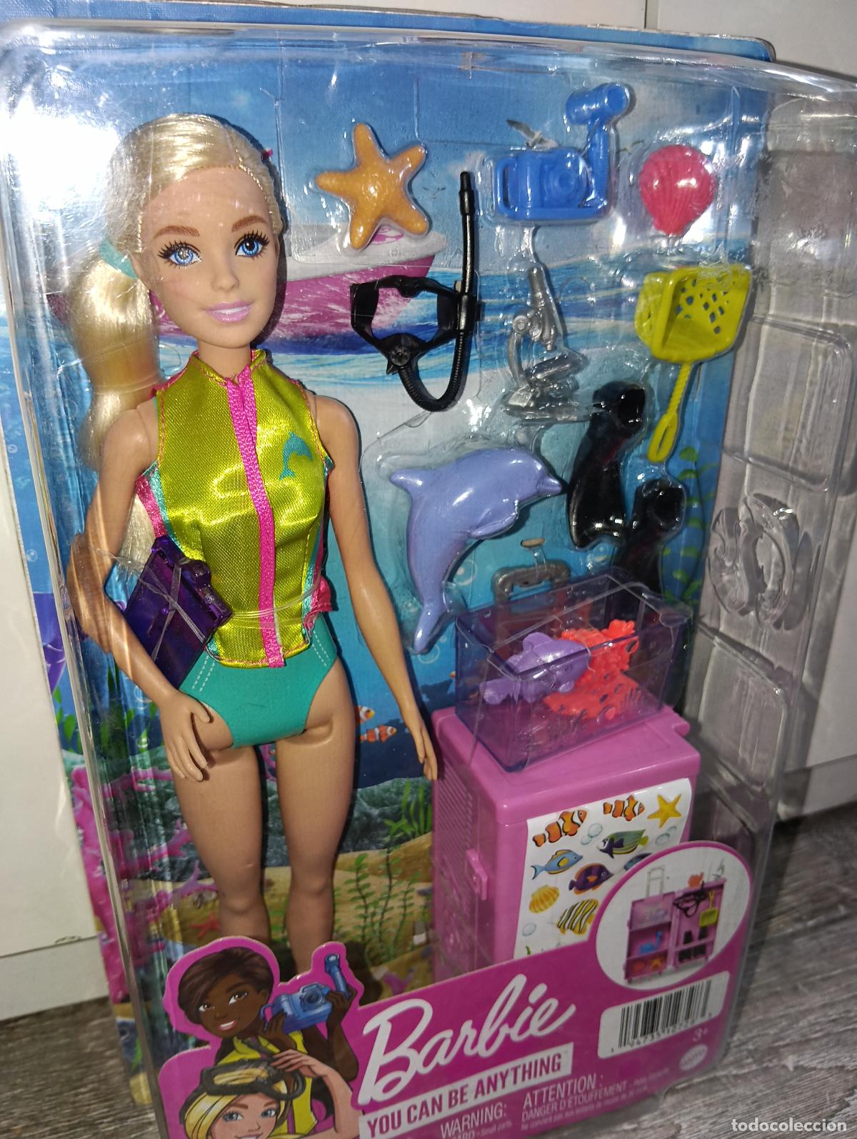 Barbie y Ken: Mu&ntilde;eca Barbie biologa marina