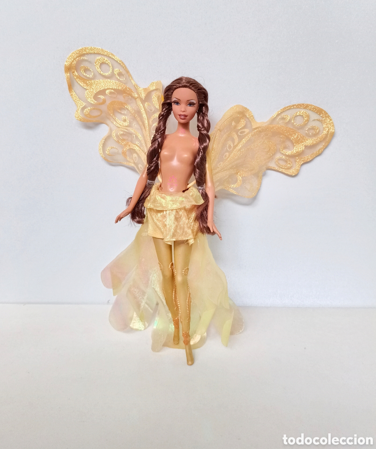 Barbie y Ken: Barbie Fairytopia wonder fairy Kindlee 2004 Christie hada amarilla