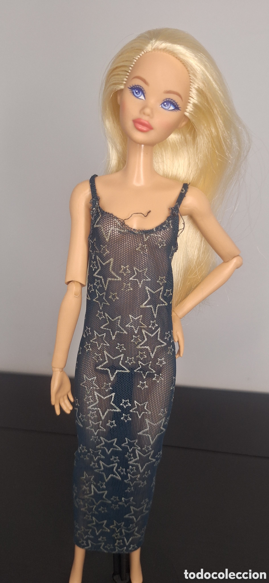 Barbie y Ken: vestido Barbie hollywood nails