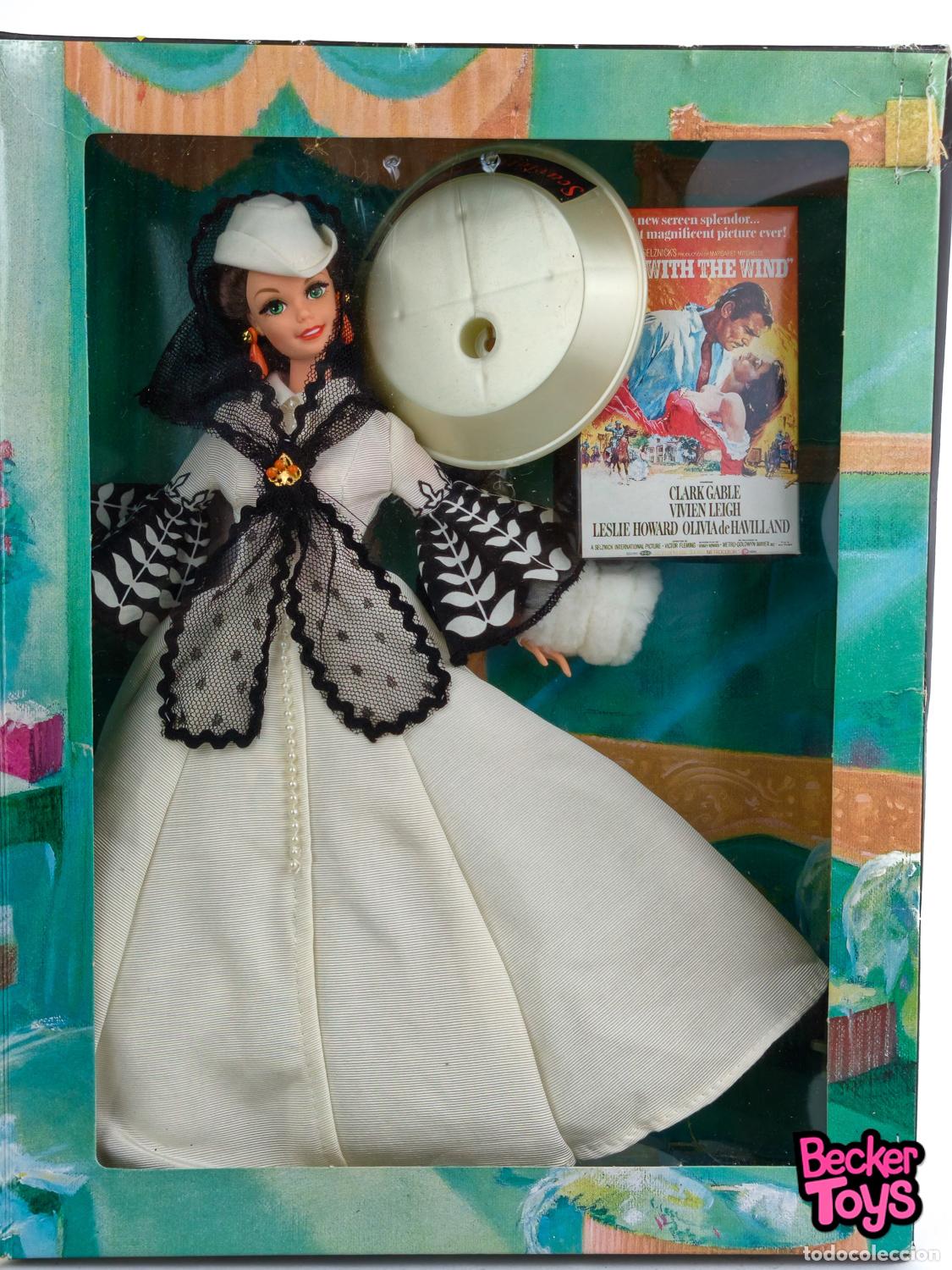 Barbie y Ken: Barbie Scarlett O'Hara Vestido Blanco (Outlet) 1994 - Mattel