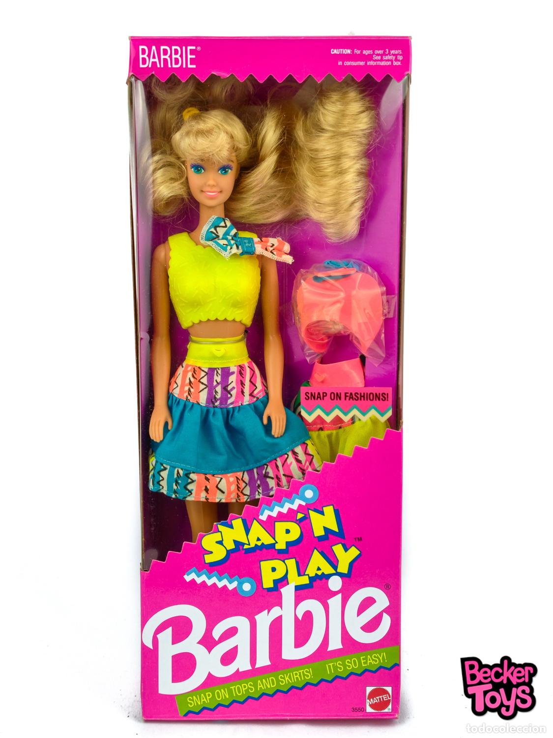 Barbie y Ken: Barbie Snap 'n Play de 1991 - Mattel