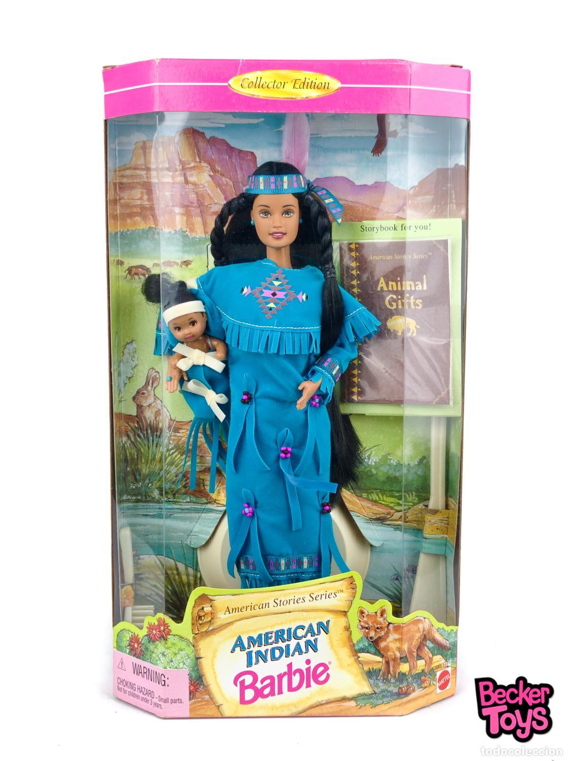 Barbie y Ken: Barbie American Indian de 1996 - Mattel