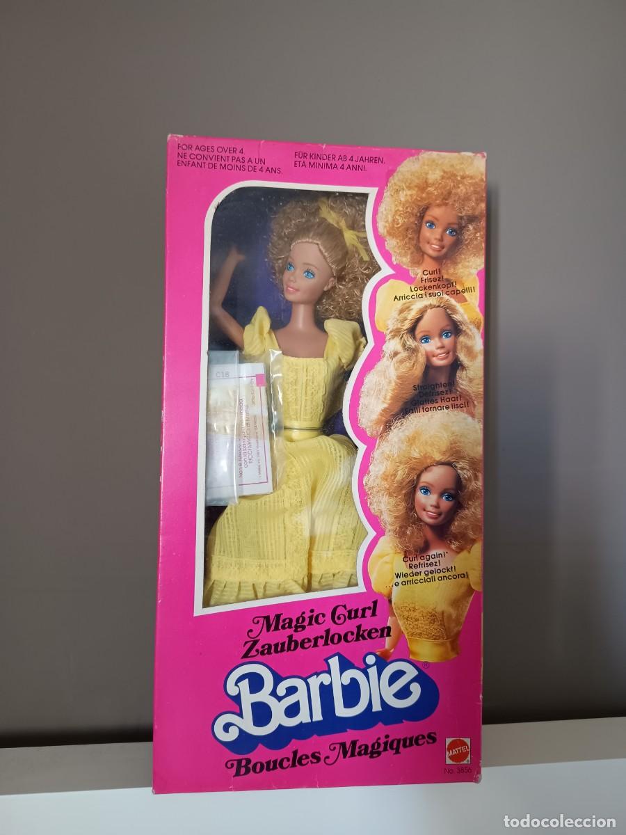 Barbie y Ken: Barbie Magic curl Rizos Nueva en caja
