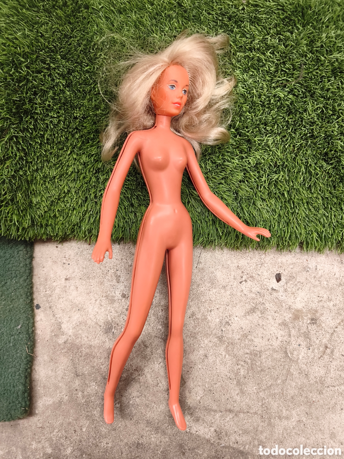 Barbie y Ken: Mu&ntilde;eca Barbie Vintage Malibu / Sun Gold Mattel A&ntilde;os 70/80 (Desnuda)