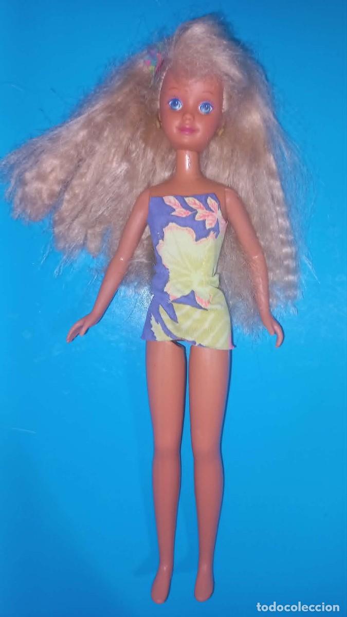 Barbie y Ken: Mu&ntilde;eca Skipper Glitter Beach - Mattel - 1992