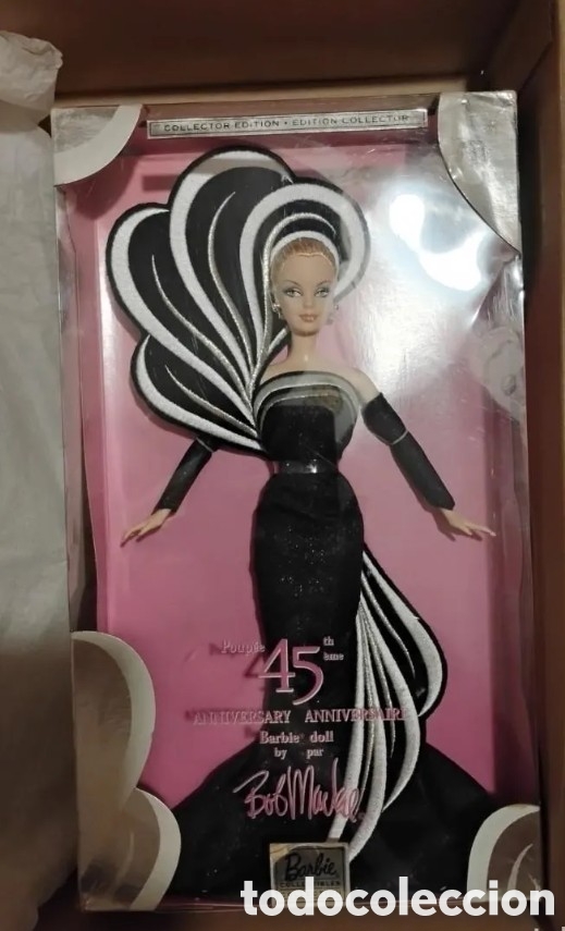 Barbie y Ken: Mu&ntilde;eca Barbie 45 Aniversario Bob Mackie (Mattel 2003) - Nueva en Caja Sin Abrir (NRFB)