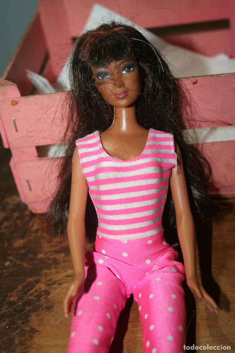 Barbie y Ken: mu&ntilde;eca barbie negrita morena - Foto 1