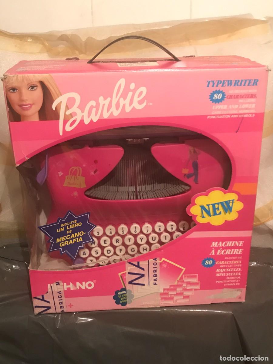 Barbie y Ken: JUGUETE M&Aacute;QUINA DE ESCRIBIR BARBIE