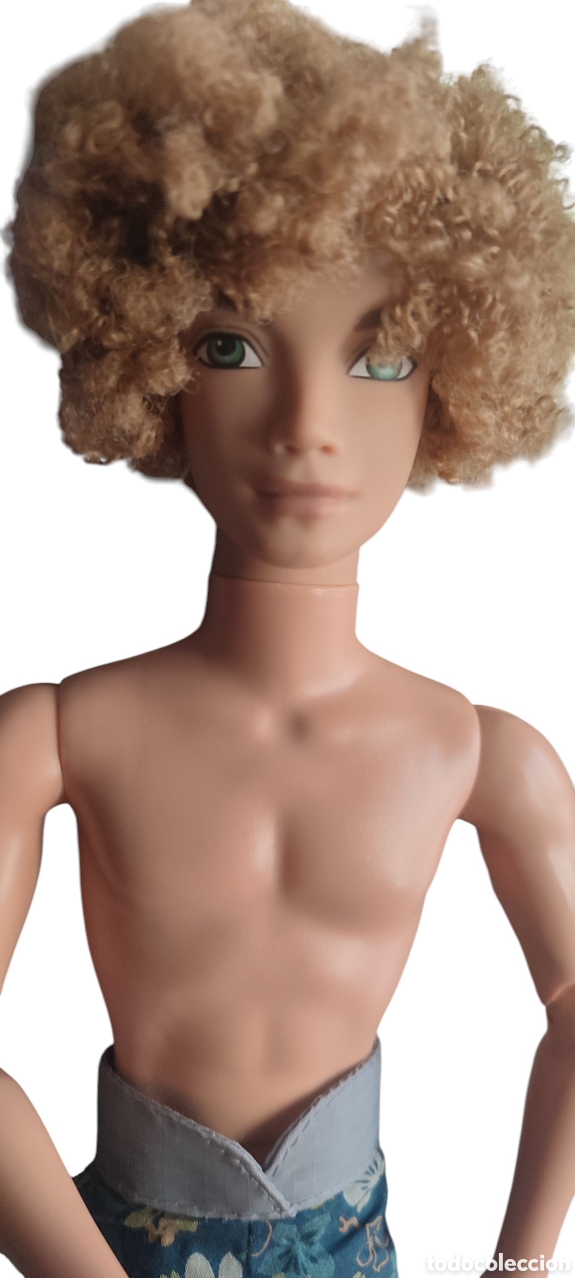 Barbie und Ken: Mu&ntilde;eco Bryant de MyScene rubio 1999 Mattel tipo Ken descatalogado doll pelo afro rizado
