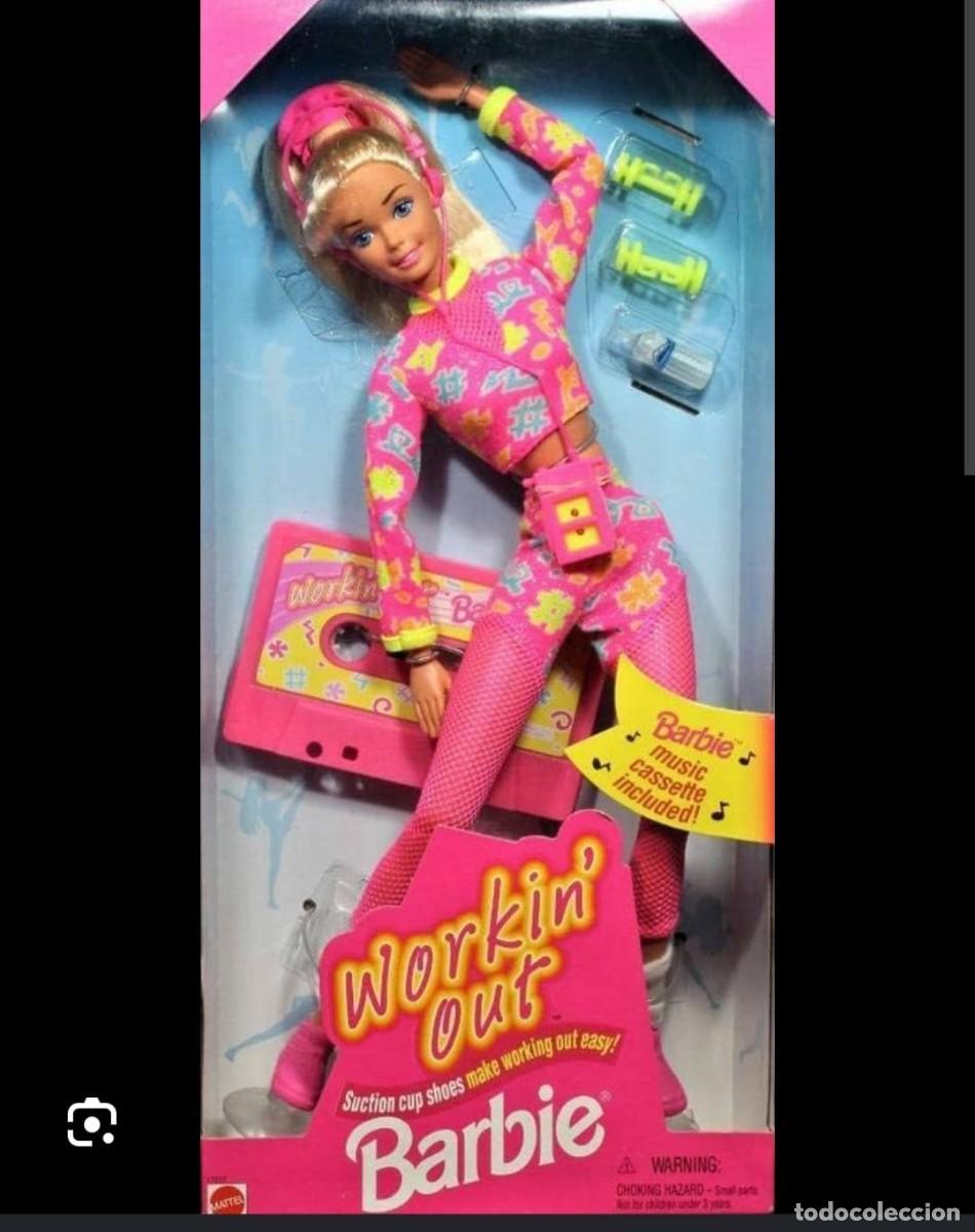Barbie y Ken: Ropa y Accesorios Barbie Workin Out 1996 - Foto 3