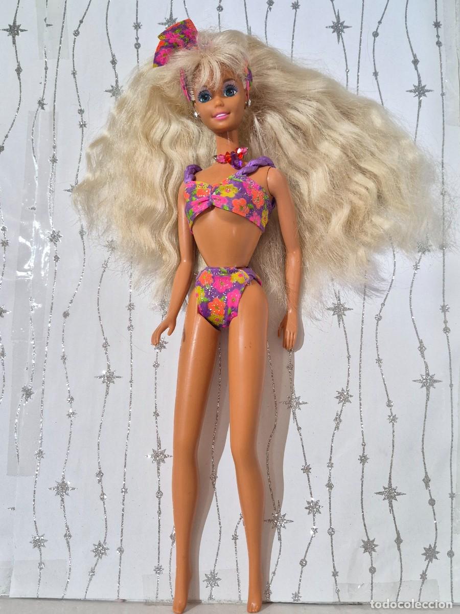 Barbie y Ken: Mu&ntilde;eca barbie glitter beach 1992