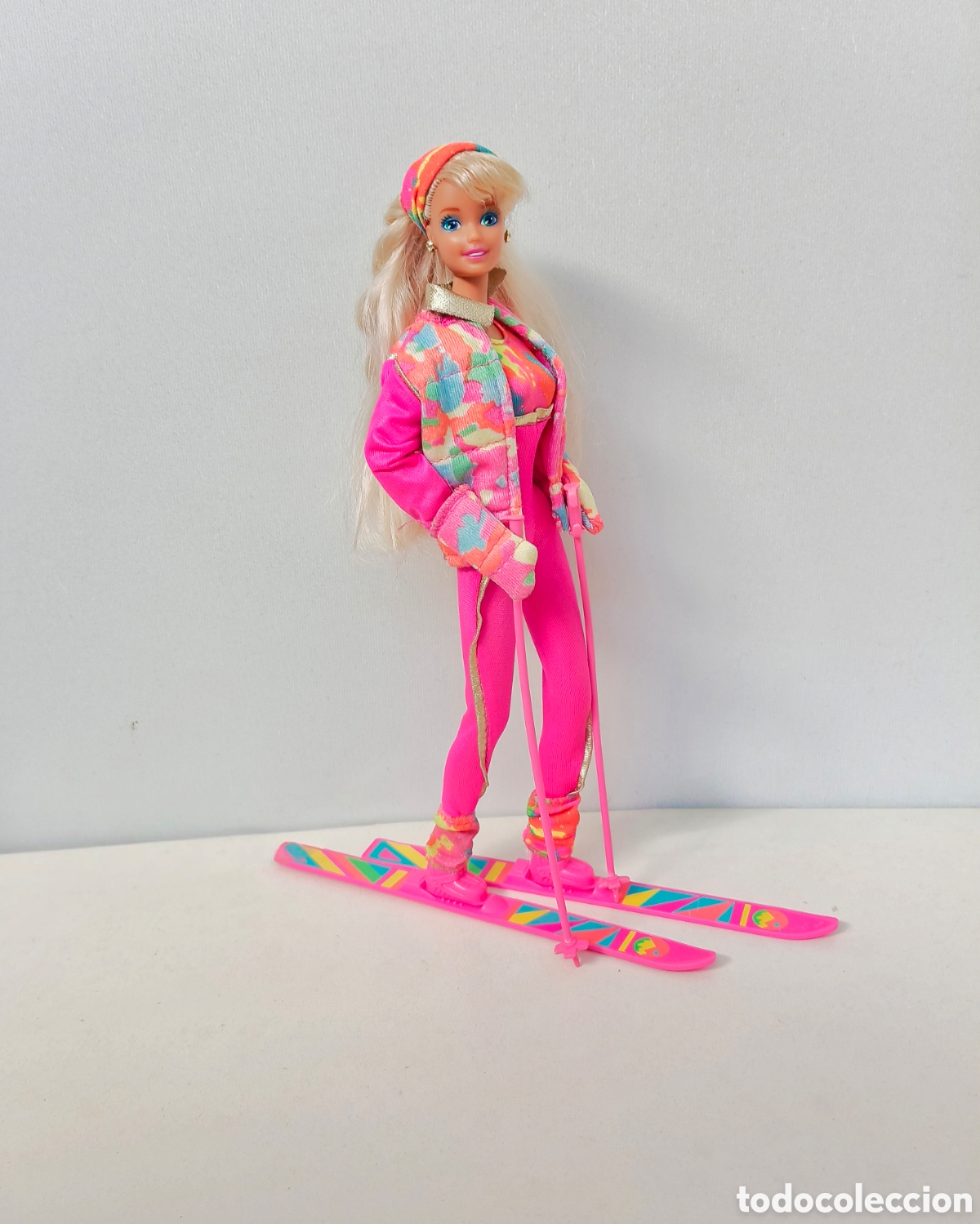 Barbie y Ken: Barbie Ski Fun 1990 Spain #7511 deporte de invierno sport esquiadora a&ntilde;os 90